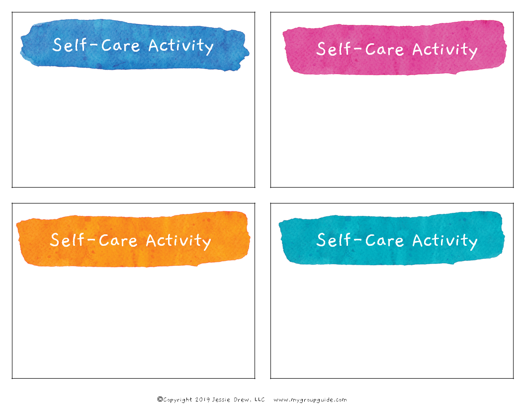 My Group Guide Free Therapy Worksheets Group Activities More